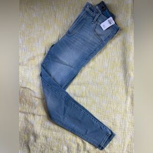 Abercrombie & Fitch Light Blue Denim Jeans High Rise Super Skinny